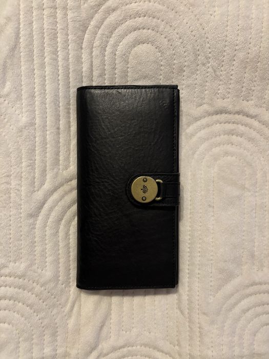 Portfel czarny skórzany