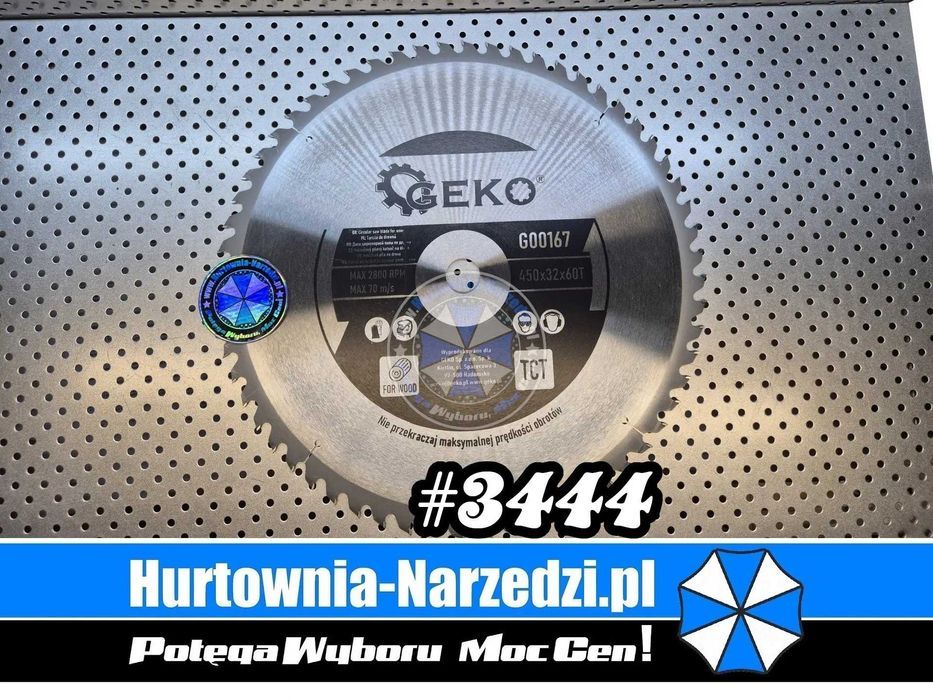 Tarcza do drewna z Widią TCT 450mm 60T tarcza do drewna 450mm widia