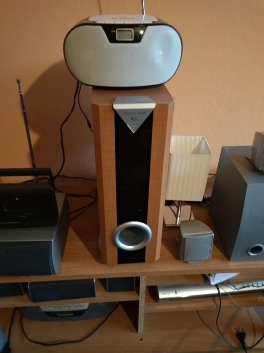 wieża ,radio, kolumny,czytaj opis