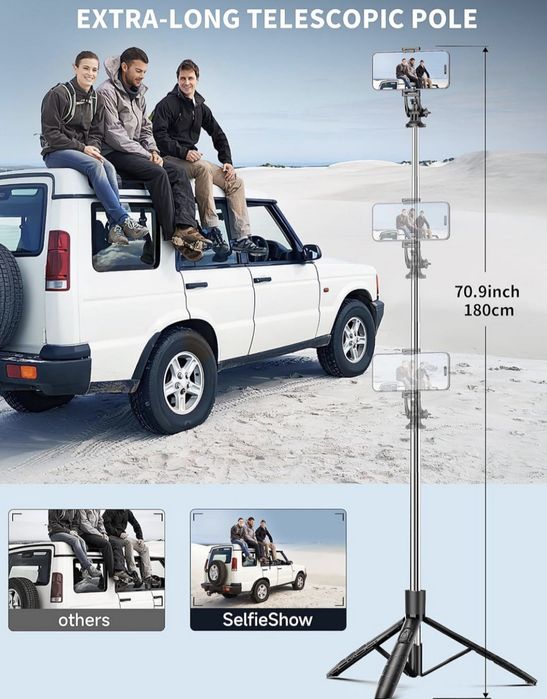 Селфи палка трипод