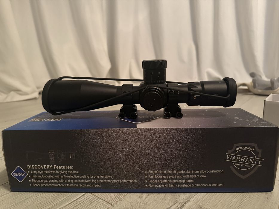 Опиичний приціл DISCOVERY  HD 4-24X50 SFIR