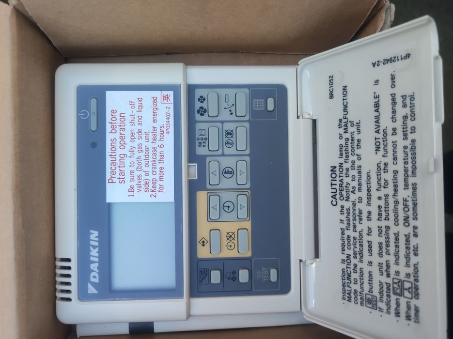 Comando programador de ar condicionado novo