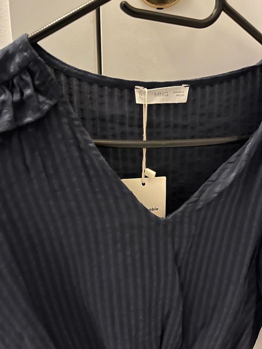 Granatowa bluzka koszula Mango. Rozm. S. Nowa