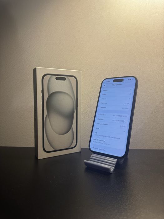 Apple iPhone 15 128 GB, Kolor Czarny