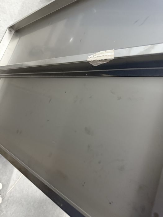 Mesa de trabalho em aço - restaurante