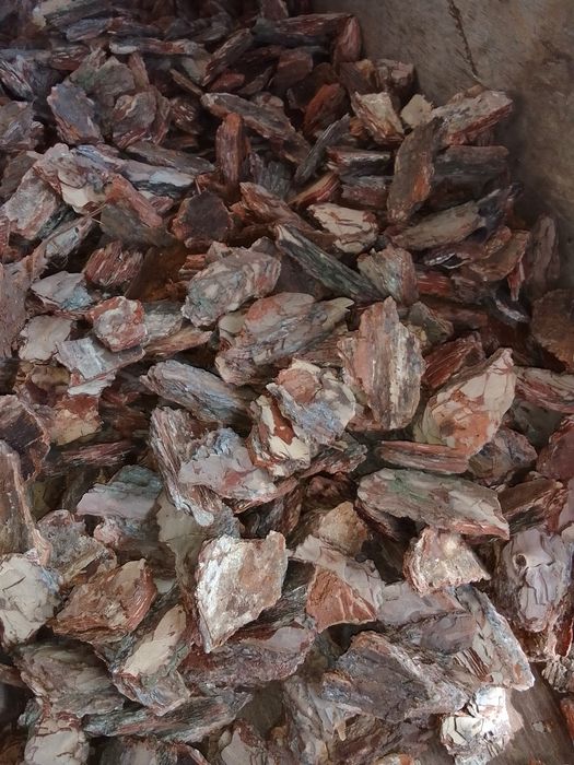 Кора соснова  для декора клумб