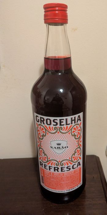 Garrafa de groselha