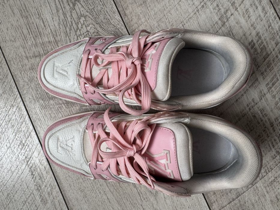 Louis Vuitton LV Trainer Sneakers White Pink, ( 36 р ) 23.5 см