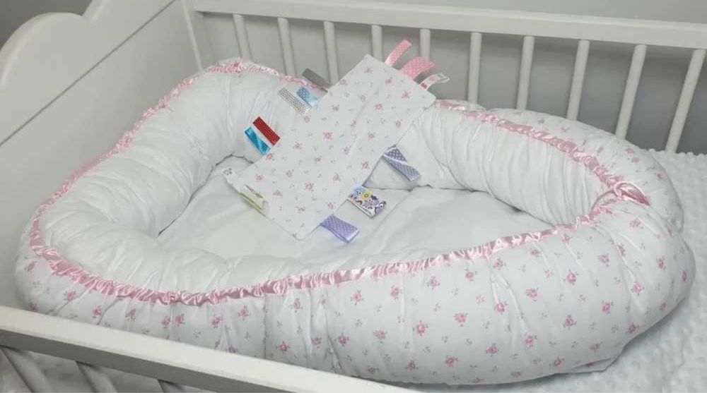 Kokon niemowlęcy bawełna premium GRATIS ZABAWKA