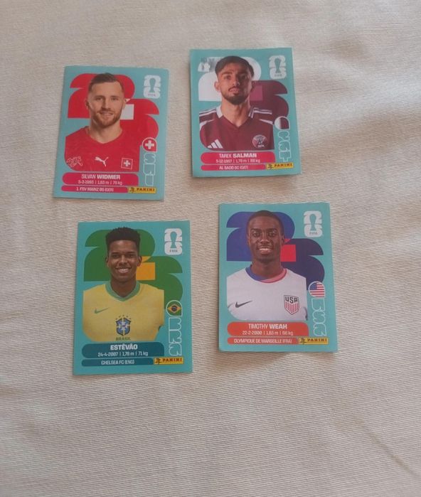 Cromos para troca Fifa 2026