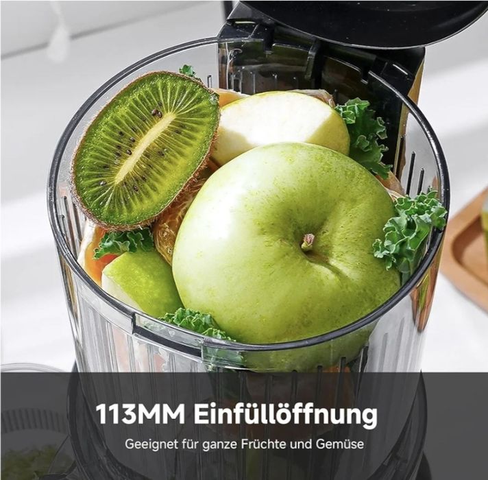Шнекова соковижималка AMZCHEF ZM1902 (Нова) / Slow Juicer