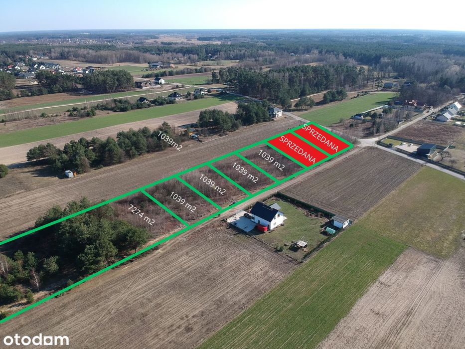 Działki budowlane – Michałów ul. Rumiankowa - miejscowy plan zagosp.