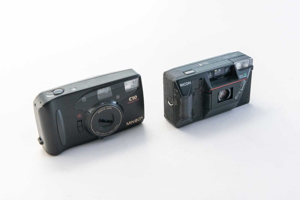 10 x aparat analogowy na kliszę różne modele