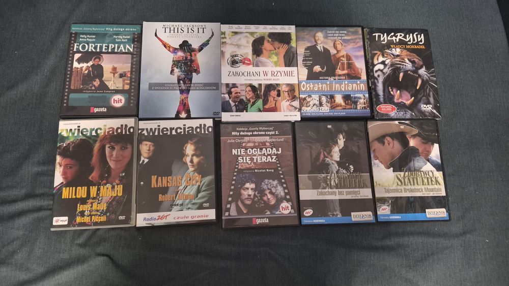 Zestaw filmów na dvd 59szt