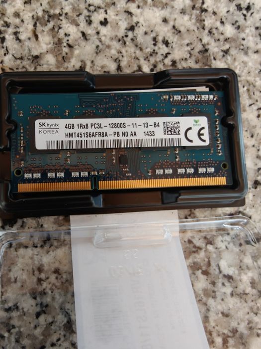 RAM SK hynix 4GB DDR3L 1600MHz - 6 unidades