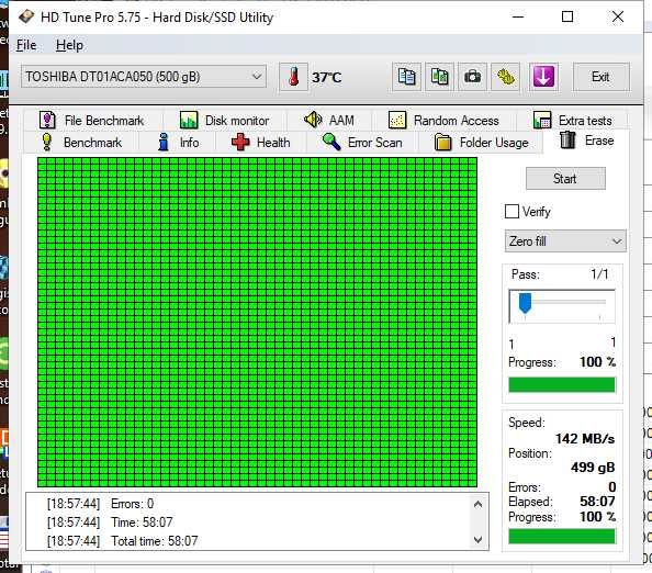 Dysk HDD 3,5" 500 GB, sprawny, w dobrym stanie, mało używany