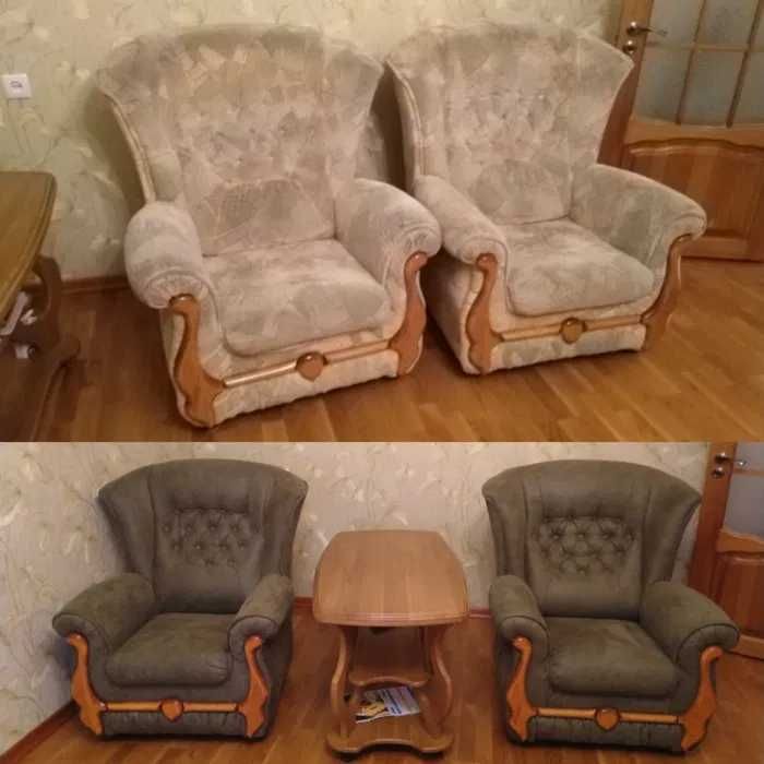 Перетяжка Ремонт Мягкой Мебели на дому Киев