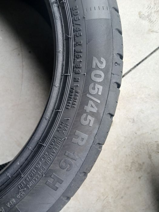 2 pneus 205 45 r16 continental
