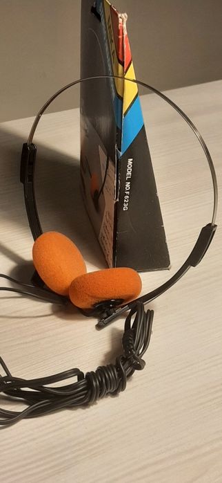 Retro słuchawki do walkmana lata 80-te PRL