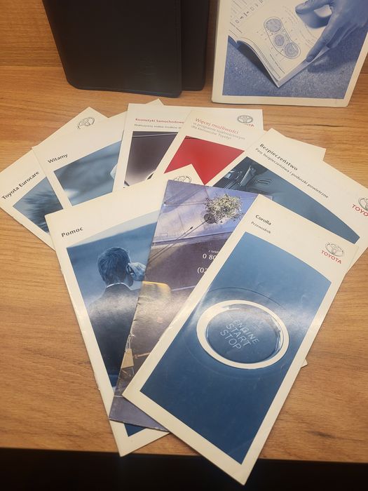 Instrukcja obsługi Toyota Corolla X generacja etui PL