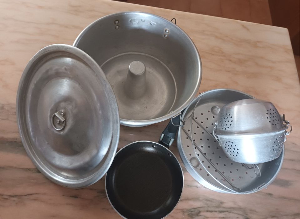 Conjunto de utensílios de cozinha