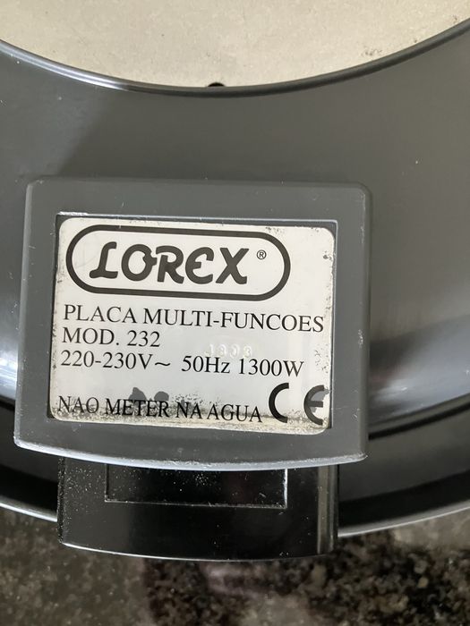 Grelhador elétrico Lorex ( multifunções)