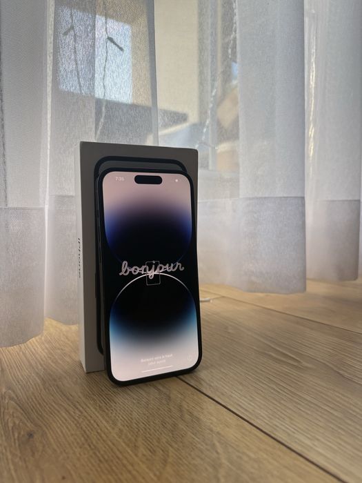 Iphone 14 pro idealny stan 100% bateria etui szklo klabel