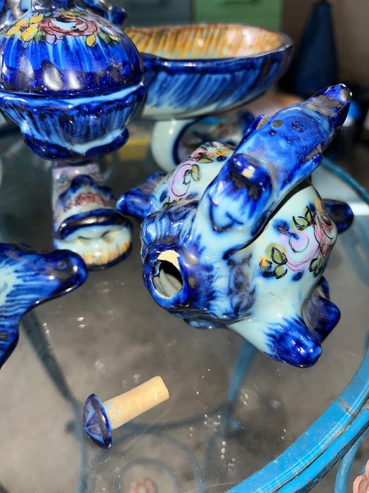 Peças de porcelana de Alcobaça