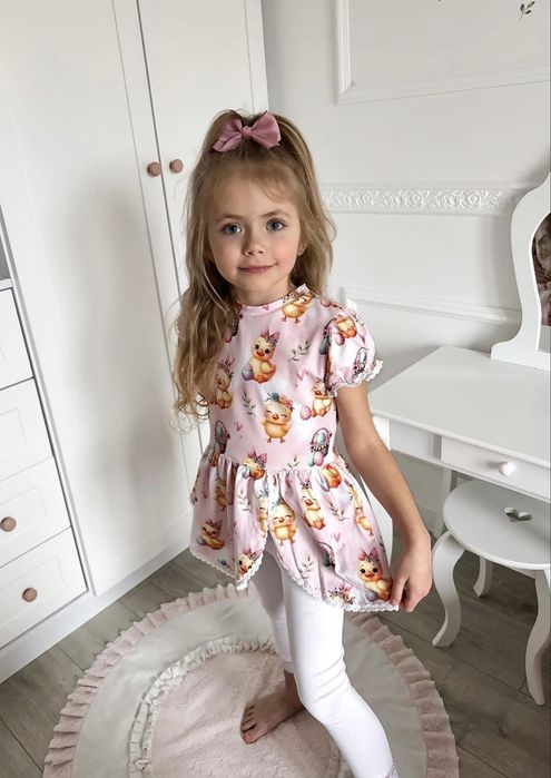 Nowa tunika w kurcaczki la mia handmade 92