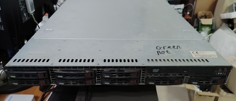 Сервер SuperMicro X7DWU
Xeon 2xE5410 - 2.33GHz,
12Gb DDR2-667
2 БП 650