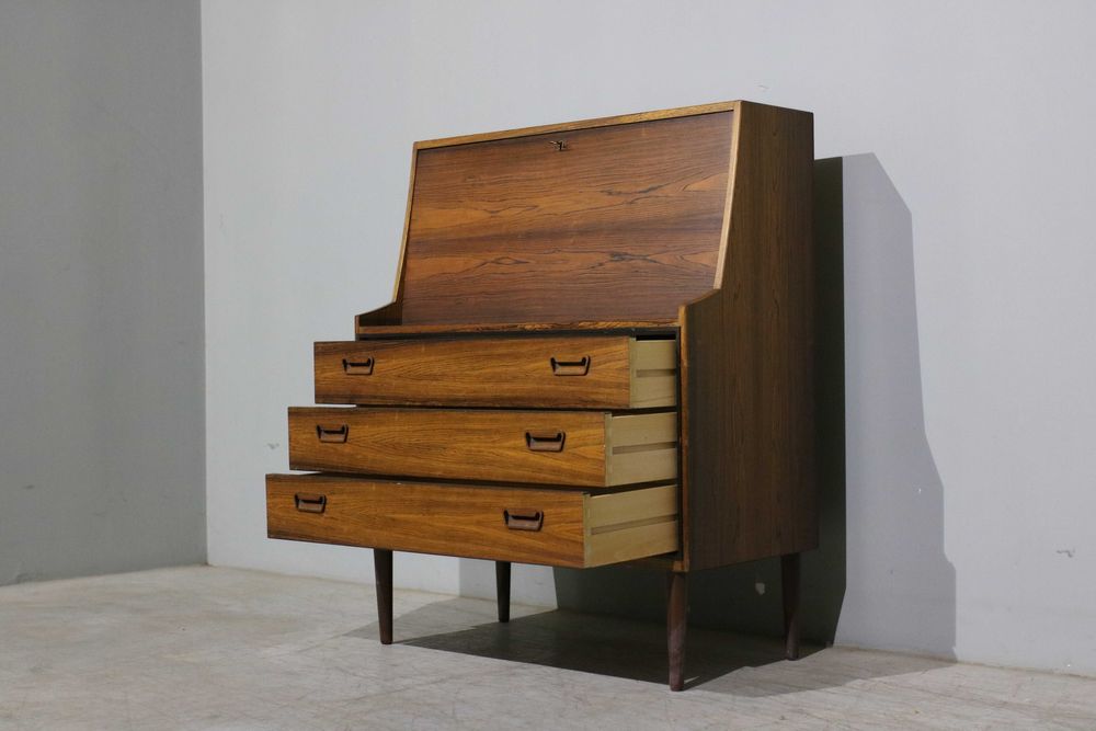 Escrivaninha dinamarquesa em pau santo | Mid Century Modern