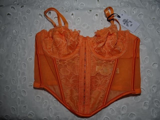 Primark piękny polgorset pomarańcz 70 A