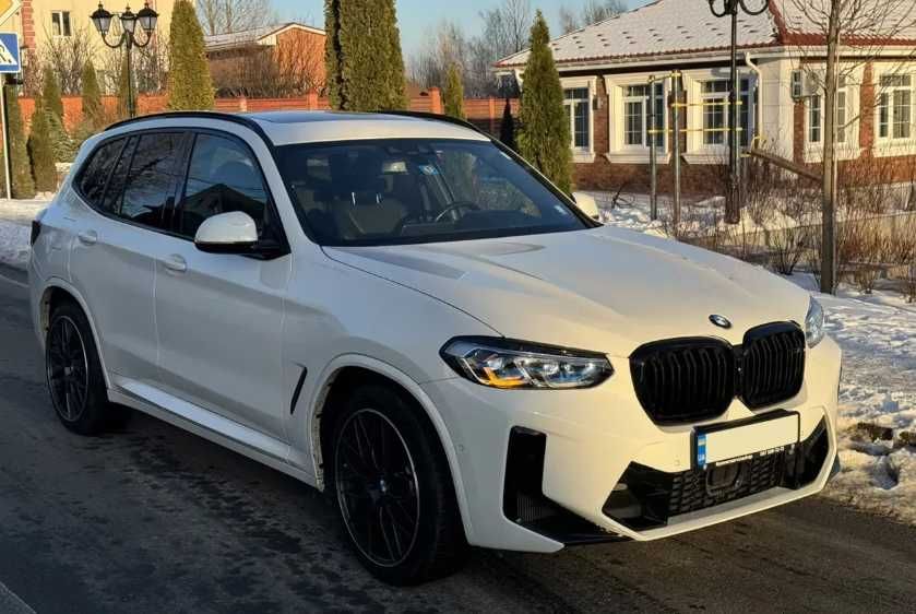 Рестайлинг X3M 2023+ для BMW X3 G01 F97 2018-2022 Обвес Фары бампер