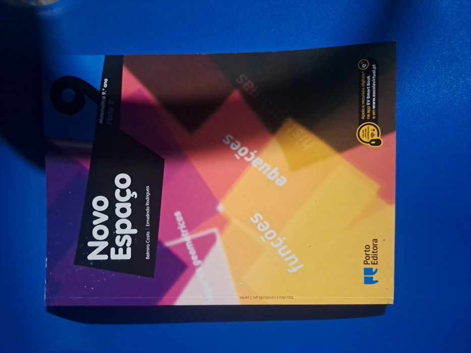 Manual livro escolar Matemática Novo Espaço 9 ano