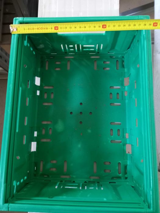 Caixas verdes desdobráveis e empilháveis (CHEEP / IFCO)