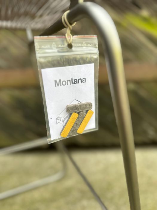 Hokery Verner Panton Montana mod. VP ONE designerskie nowe 2 szt.