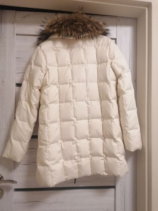 Kurtka puchowa Best Company, ecru, . R. 36.