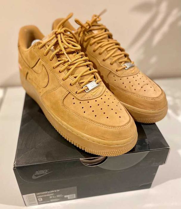 Nike Air Force 1 Low SP Supreme Wheat EU 37.5