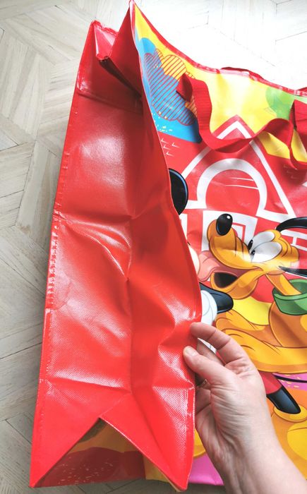 Duża torba prezentowa Disney z Myszką Mickey – Nowa, na zamek