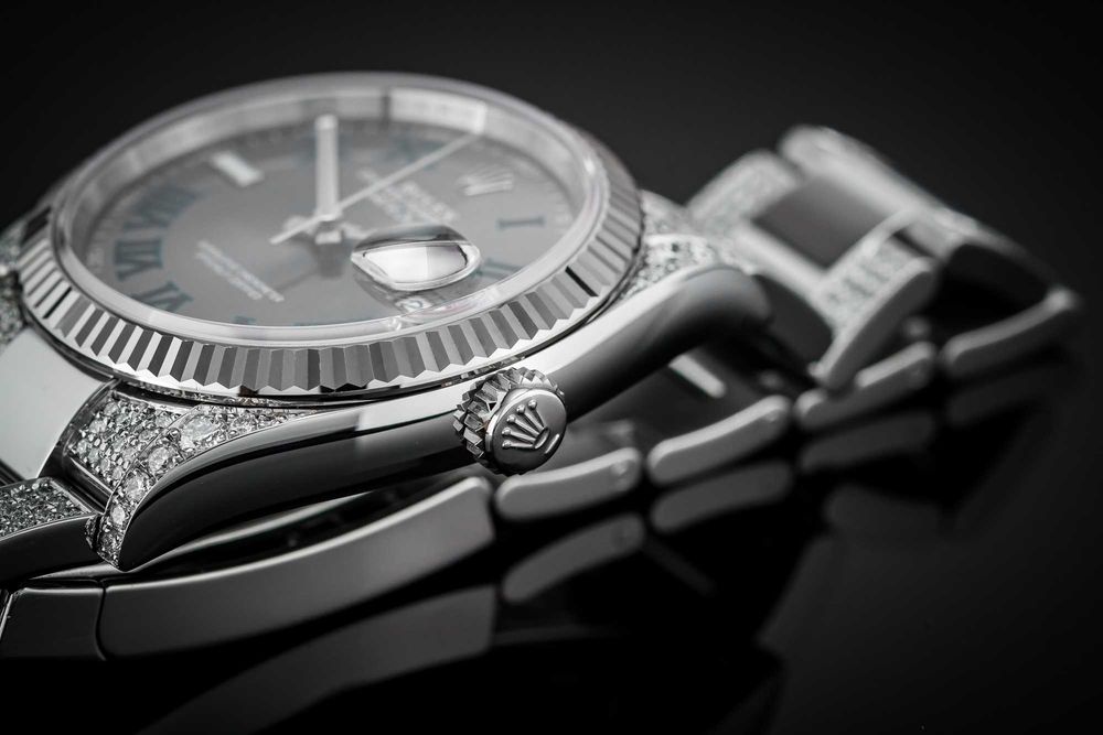 Zegarek Rolex Datejust 36 z diamentami iced, Wimbledon