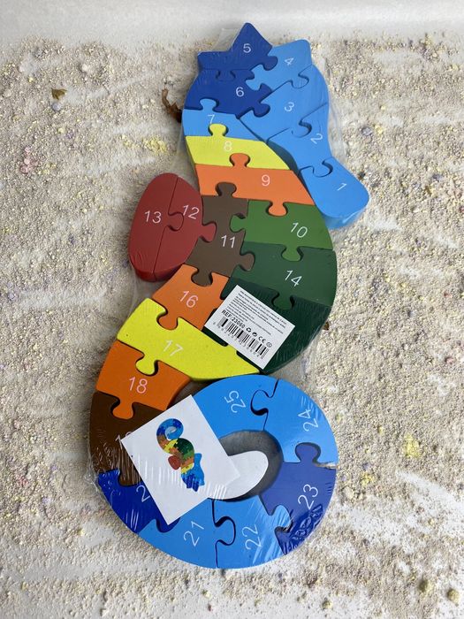 ‼️ Puzzle de madeira do cavalo marinho; NOVO ‼️