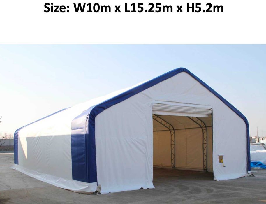 Namiot magazynowy 15x10m hala namiotowa wiata garaż zadaszenie