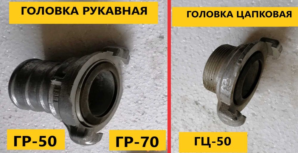 Головка рукавная ГР/цапковая ГЦ пожарная