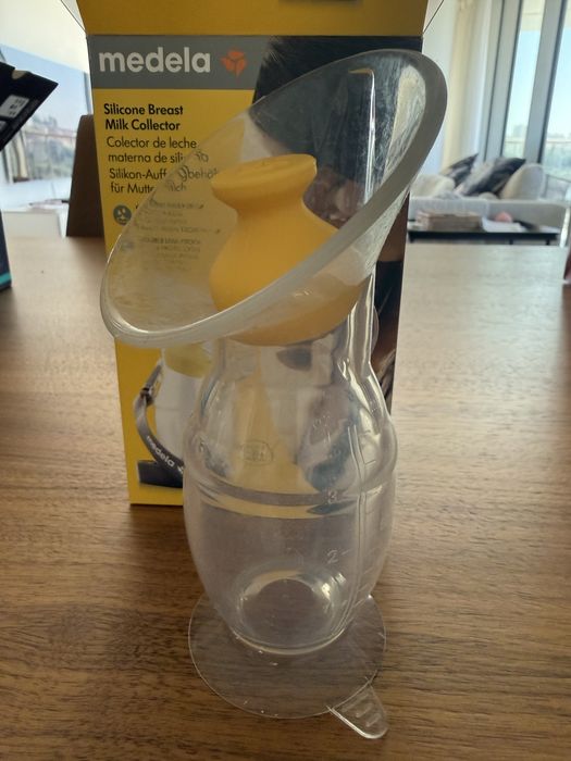 Coletor de leite em silicone da Medela
