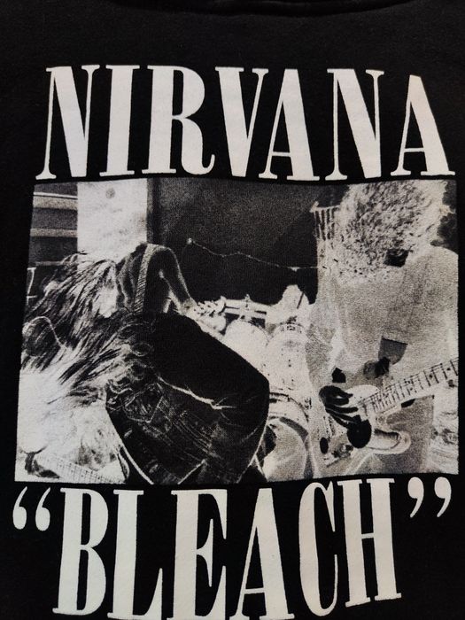 Oryginalna Bluza z Kapturem Hoodie Nirvana " Bleach"Size XS