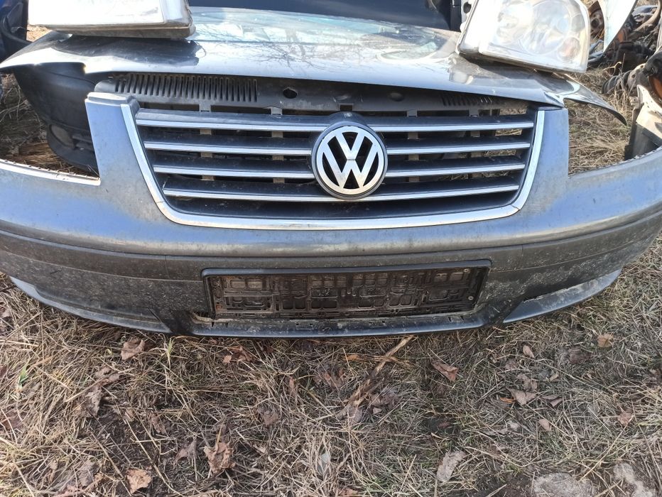 Volkswagen Sharan lift fl zderzak 1 generacji l lampy maska przód