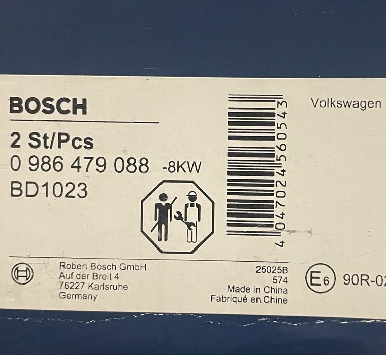 Discos travão Bosch