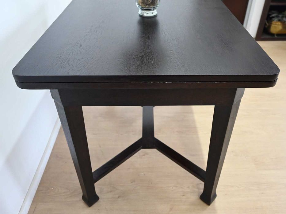 stół rozkładany dębowy ciemny