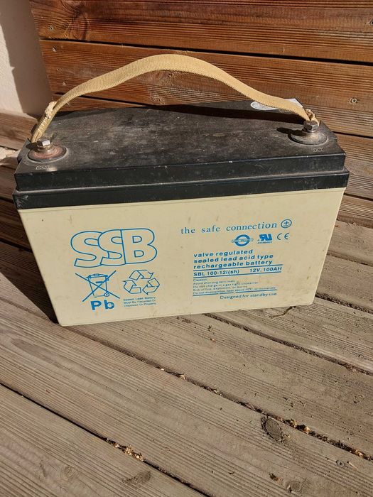 Akumulator żelowy SSB 100AH głębokiego rozładowania