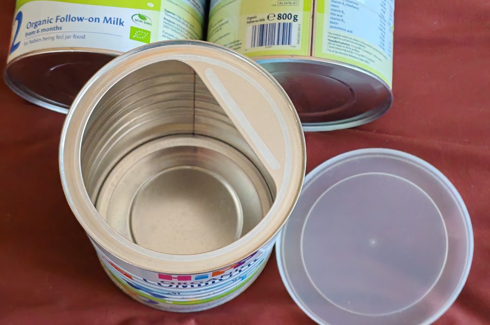 Новые банки HIPP, Hero Baby, Lavazza, Mami Lac, емкости с крышкой